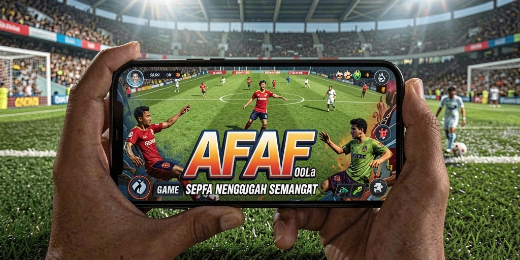 Tangkapan layar AFAF menampilkan aksi mendebarkan di lapangan sepak bola.