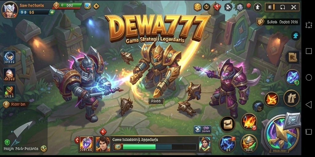 Tampilan gameplay DEWA777 yang mendebarkan dan penuh strategi.