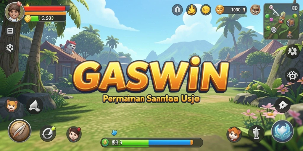 Screenshot GASWIN menampilkan gameplay seru dan interaktif.