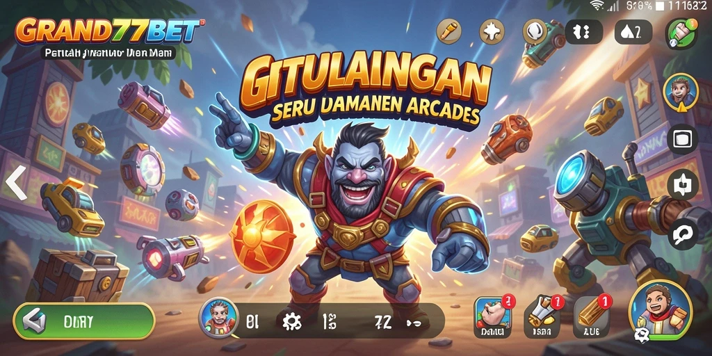 Tampilan gameplay seru dari GRAND77BET dengan berbagai tantangan menarik.