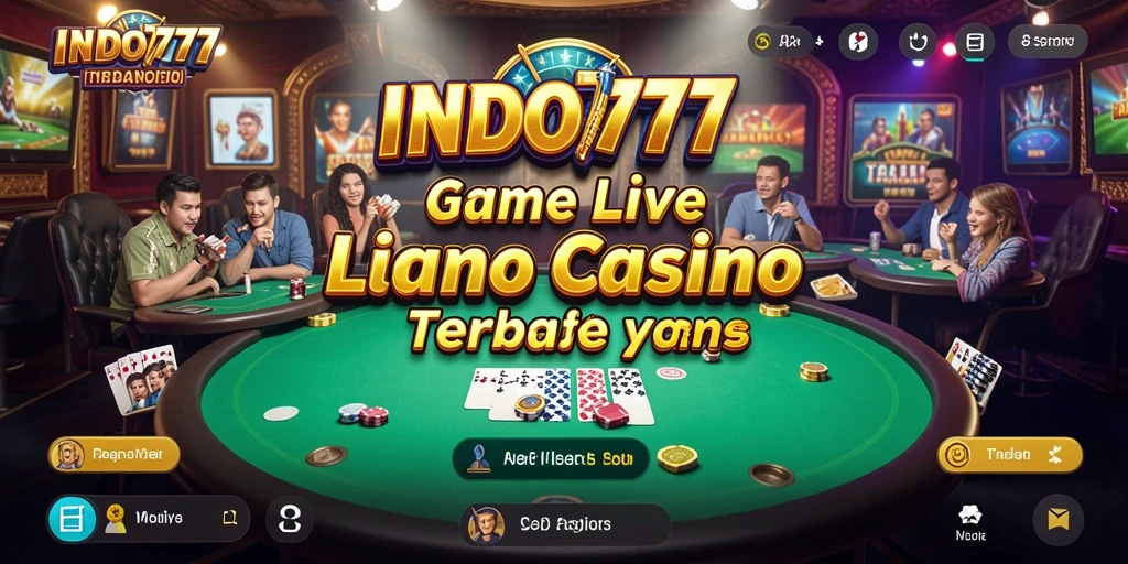 Tampilan gameplay Live Casino yang menarik dan interaktif di INDO777.