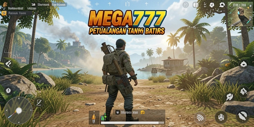 Gambar menakjubkan dari gameplay MEGA777 dalam dunia terbuka.