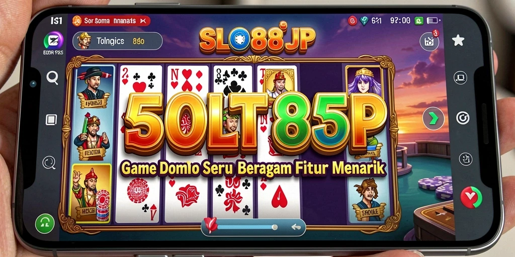 Tampilan seru gameplay Domino di SLOT88JP dengan grafis memukau.