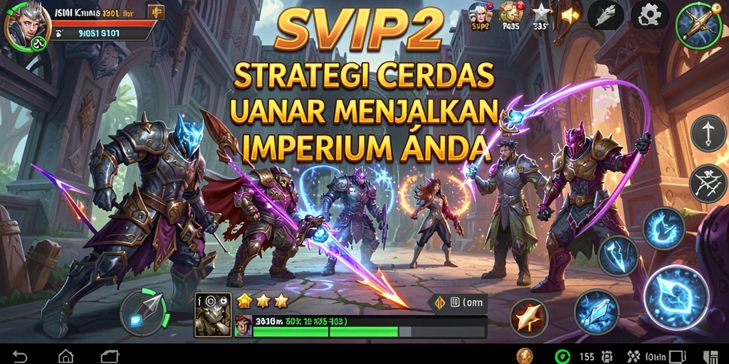 Tangkapan layar gameplay SVIP2 menampilkan taktik pertempuran yang mendalam.