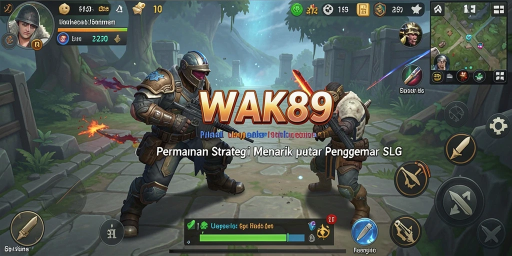 Tampilan gameplay SLG di WAK89 yang menarik dan interaktif.