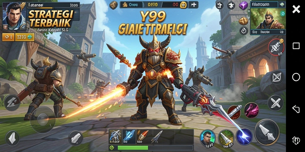 Screenshot gameplay Y89 menampilkan aksi menarik dalam strategi SLG.