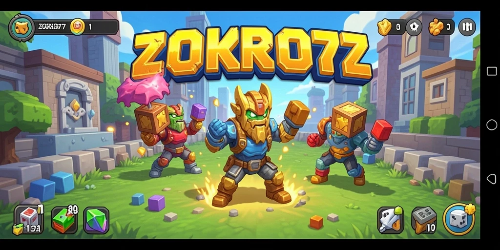 Tampilan gameplay ZORO77 yang menarik dan penuh tantangan.